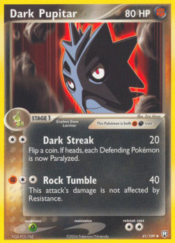 Dark Pupitar (Dark Streak) - EX Team Rocket Returns (Uncommon) [TRR-41]