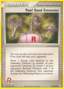 Pow! Hand Extension - EX Team Rocket Returns (Uncommon) [TRR-85]