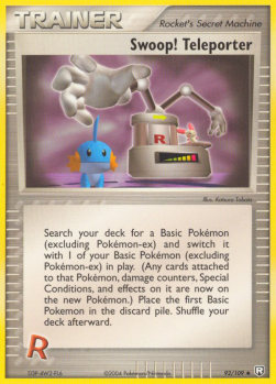 Swoop! Teleporter - EX Team Rocket Returns (Uncommon) [TRR-92]