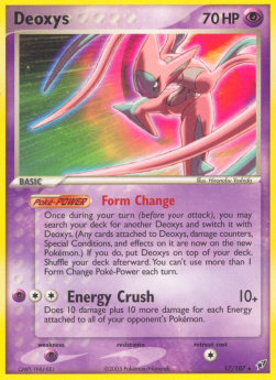 Deoxys⁣ - EX Deoxys⁣ (Rare)⁣ [17]