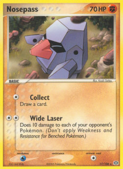 Nosepass - EX Emerald (Rare) [EM-17]