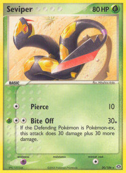 Seviper - EX Emerald (Rare) [EM-20]