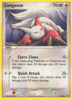 Zangoose - EX Emerald (Rare) [EM-21]