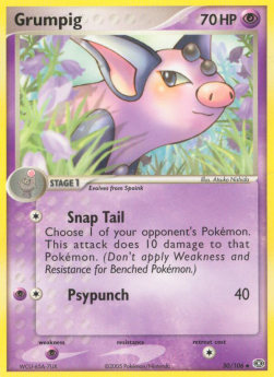 Grumpig (Snap Tail) - EX Emerald (Uncommon) [EM-30]