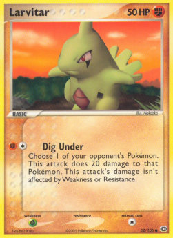 Larvitar - EX Emerald (Common) [EM-52]