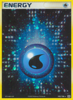 Water Energy - EX Emerald (Holo Rare) [EM-103]