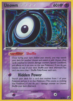Unown - EX Unseen Forces (Rare) [UF-M-28]