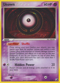 Unown - EX Unseen Forces (Rare) [UF-O-28]