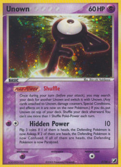 Unown - EX Unseen Forces (Rare) [UF-F-28]