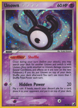 Unown - EX Unseen Forces (Rare) [UF-W-28]