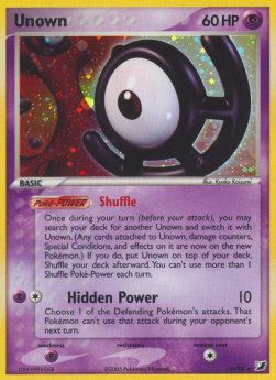 Unown - EX Unseen Forces (Rare) [UF-U-28]
