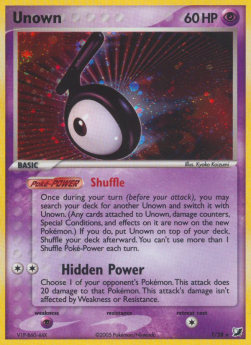 Unown - EX Unseen Forces (Rare) [UF-T-28]