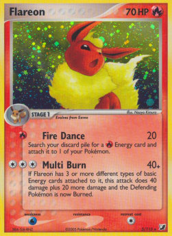Flareon - EX Unseen Forces (Holo Rare) [UF-5]