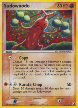 Sudowoodo - EX Unseen Forces (Holo Rare) [UF-15]