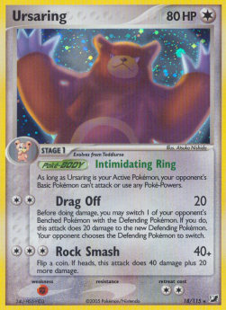 Ursaring - EX Unseen Forces (Holo Rare) [UF-18]