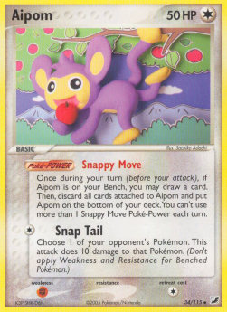 Aipom - EX Unseen Forces (Uncommon) [UF-34]