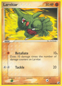 Larvitar⁣ - EX Unseen Forces⁣ (Common)⁣ [61]