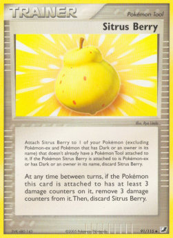 Sitrus Berry - EX Unseen Forces (Uncommon) [UF-91]