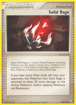 Solid Rage - EX Unseen Forces (Uncommon) [UF-92]