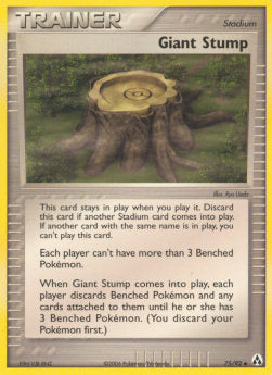 Giant Stump - EX Legend Maker (Uncommon) [LM-75]