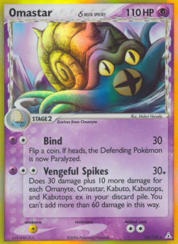 Omastar δ Delta Species - EX Holon Phantoms (Holo Rare) [HP-13]