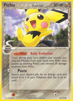 Pichu δ Delta Species - EX Holon Phantoms (Common) [HP-76]