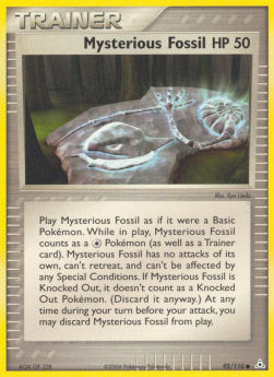 Mysterious Fossil - EX Holon Phantoms (Common) [HP-92]