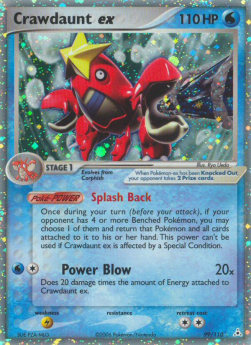 Crawdaunt ex - EX Holon Phantoms (Ultra Rare) [HP-99]