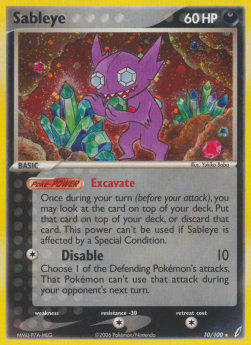 Sableye - EX Crystal Guardians (Holo Rare) [CG-10]