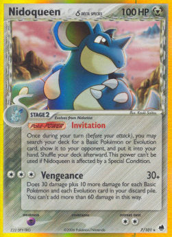Nidoqueen δ Delta Species - EX Dragon Frontiers (Holo Rare) [DF-7]