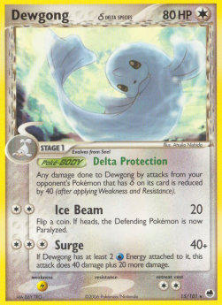 Dewgong δ Delta Species - EX Dragon Frontiers (Rare) [DF-15]