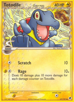 Totodile δ Delta Species - EX Dragon Frontiers (Common) [DF-67]