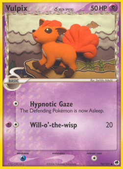 Vulpix δ Delta Species - EX Dragon Frontiers (Common) [DF-70]