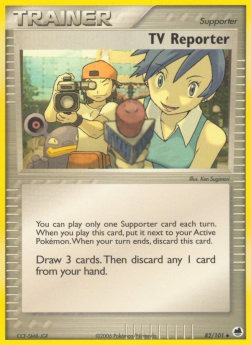 TV Reporter - EX Dragon Frontiers (Uncommon) [DF-82]