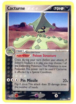 Cacturne - EX Power Keepers (Uncommon) [PK-27]