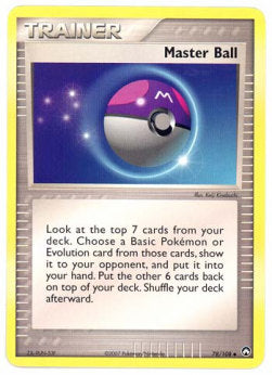 Master Ball - EX Power Keepers (Uncommon) [PK-78]