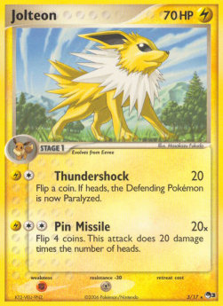 Jolteon - POP Series 3 (Rare) [POP3-3]