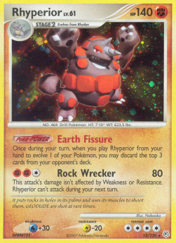 Rhyperior Lv.61 - Diamond & Pearl (Holo Rare) [DP-12]