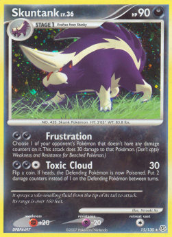 Skuntank Lv.36 - Diamond & Pearl (Holo Rare) [DP-15]