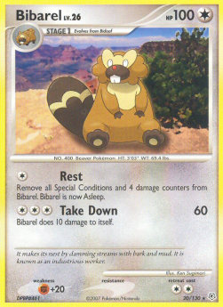 Bibarel Lv.26 - Diamond & Pearl (Rare) [DP-20]