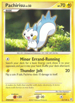 Pachirisu Lv.23 - Diamond & Pearl (Rare) [DP-35]