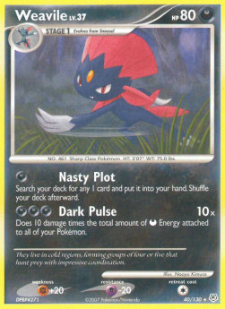 Weavile Lv.37 - Diamond & Pearl (Rare) [DP-40]