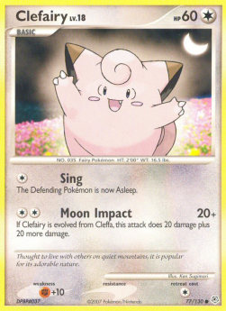 Clefairy Lv.18 - Diamond & Pearl (Common) [DP-77]