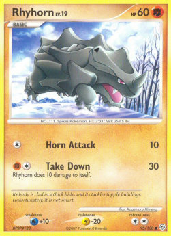 Rhyhorn Lv.19 - Diamond & Pearl (Common) [DP-95]