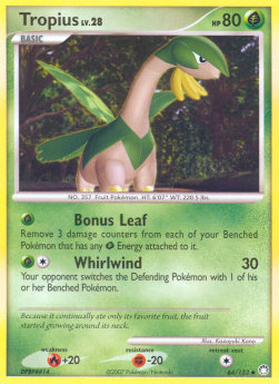 Tropius Lv.28 - Mysterious Treasures (Uncommon) [MT-64]