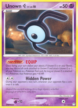 Unown  Lv.18 - Mysterious Treasures (Uncommon) [MT-65]