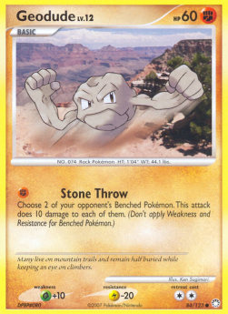 Geodude Lv.12 - Mysterious Treasures (Common) [MT-84]