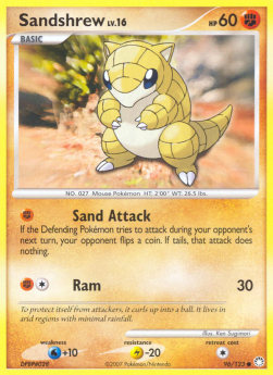Sandshrew Lv.16 - Mysterious Treasures (Common) [MT-96]