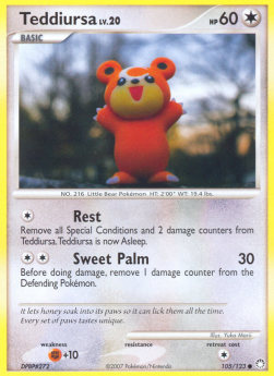 Teddiursa Lv.20 - Mysterious Treasures (Common) [MT-105]