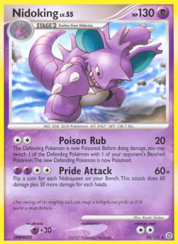 Nidoking Lv.55 - Secret Wonders (Rare) [SW-34]